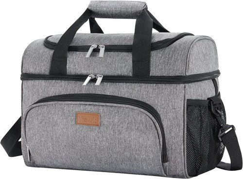 Lifewit Insulated Cooler Bag - Large Leakproof Beach Cooler for 32/48 Cans | Portable Soft-Sided Ice Chest