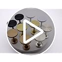 Zinc Alloy Curtain Tiebacks - 2 Pack Wall Mounted Decorative Hooks