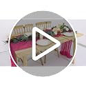 FANPROMS Pink Cheesecloth Table Runner 35 x 10Ft 6 Pack for Wedding & Event Decor