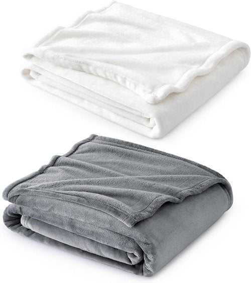 Bedsure Fleece Bed Blanket - Soft, Lightweight Plush Luxury | Queen Size, 90x90 Inches