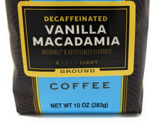 Decaf Vanilla Macadamia Nut 10oz Coffee Bags - Case Rate