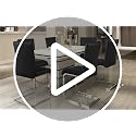 Modern Faux Leather Dining Chairs - High Back Kitchen Chairs, Set of 2