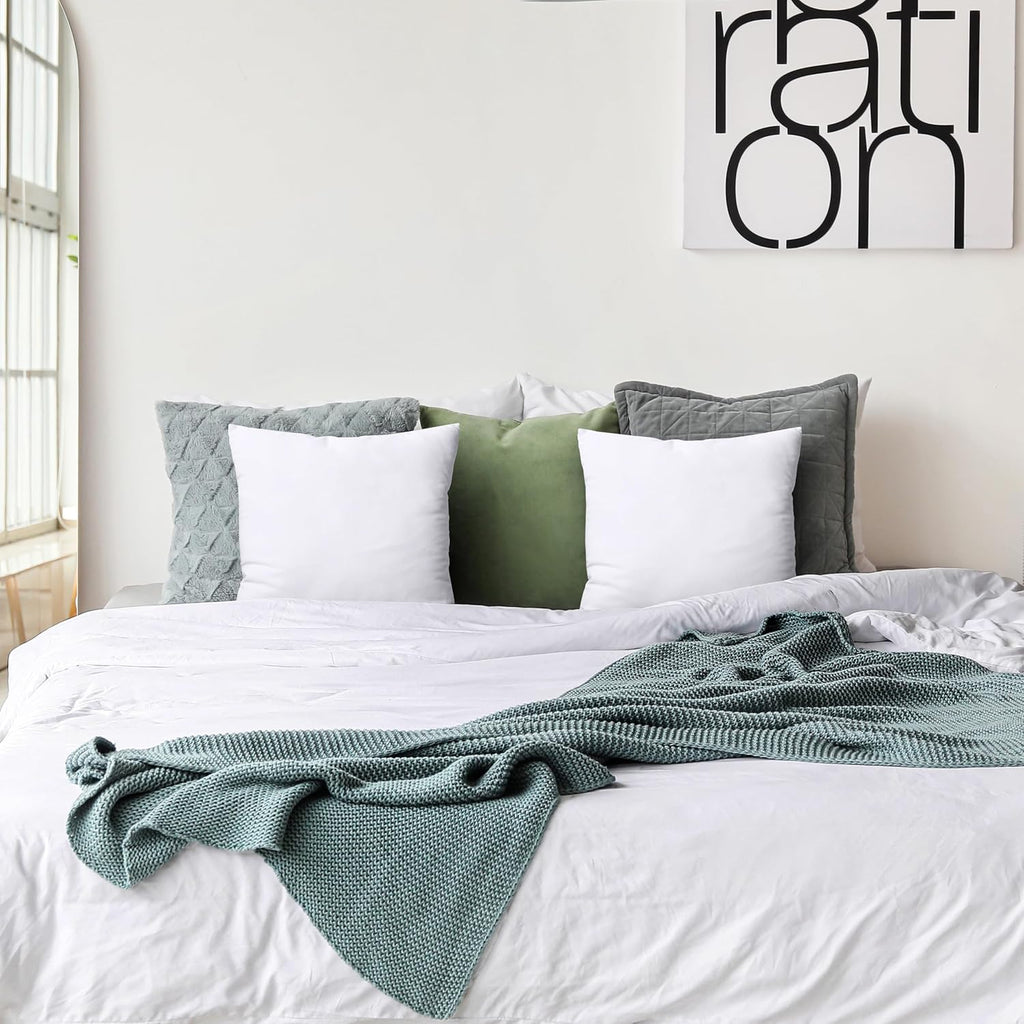 Utopia Bedding Pillow Inserts - Soft & Supportive 20x20 Decorative Throw Pillows | Set of 2, White