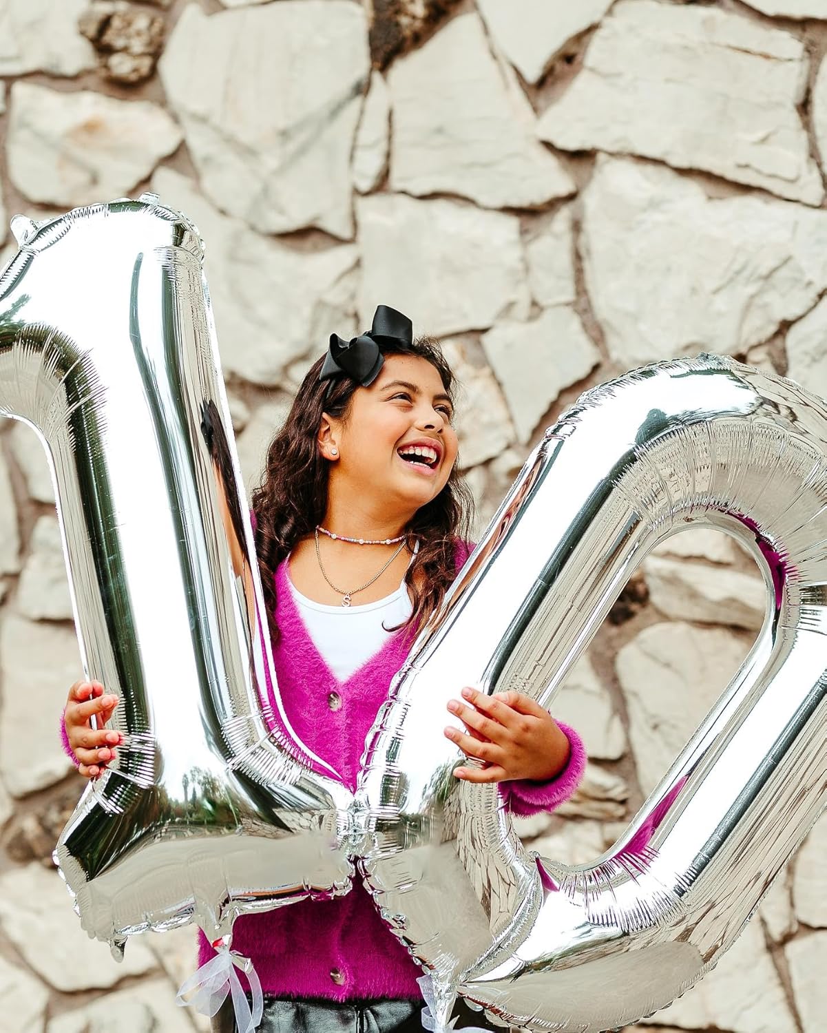 Silver Number Balloon - 40 Inch 0 Balloon | Perfect Birthday Decorations for Men & Women