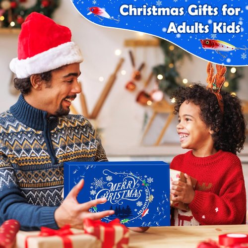 Fishing Advent Calendar 2025 - Perfect Christmas Countdown for Teen Boys & Adult Fishermen | Unique Fishing Lures