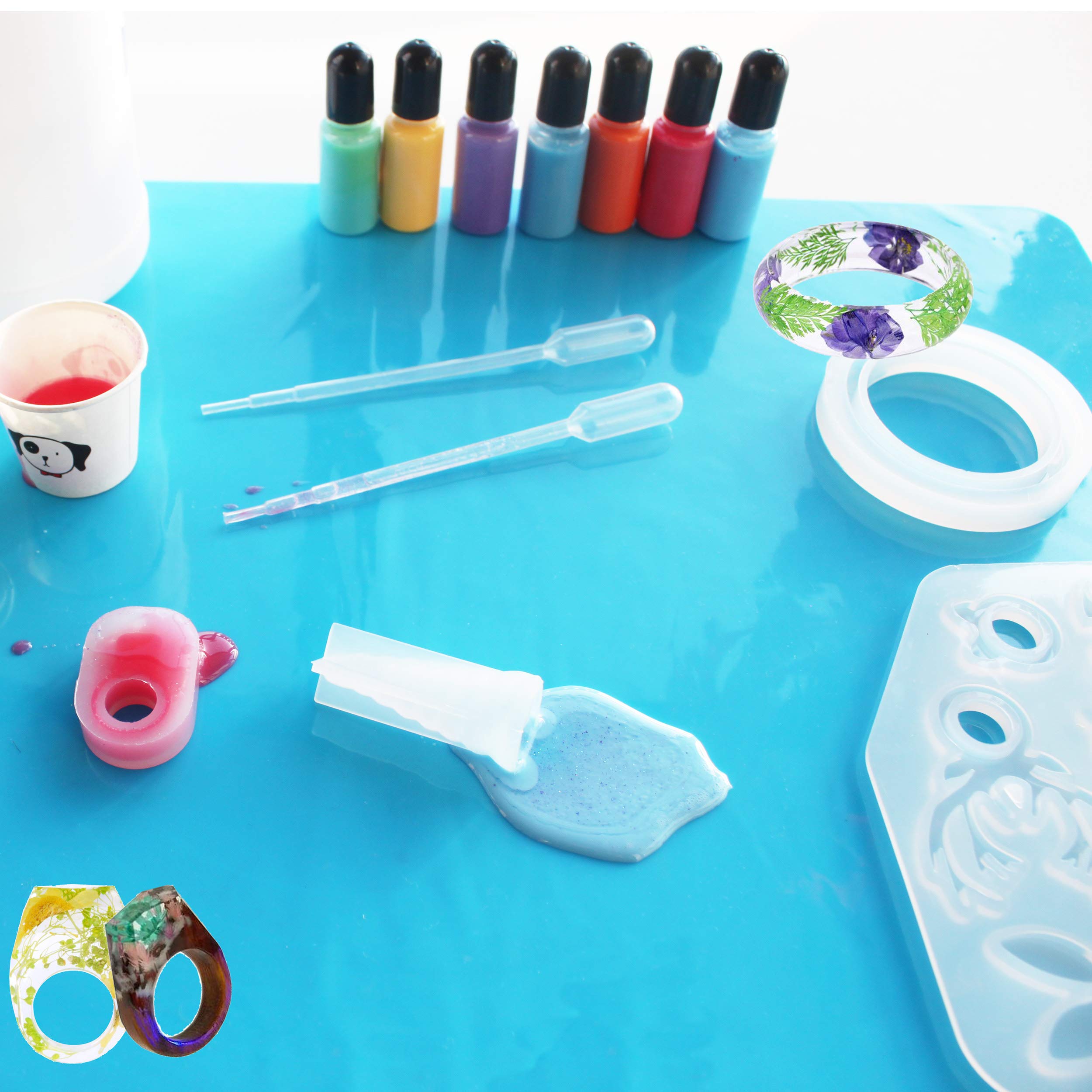 Extra-Large Silicone Craft & Baking Mat – 31.5x19.8 Inches, Non-Slip, Easy to Clean, Dual-Texture Surface for Crafting, Kneading, and Noise Reduction