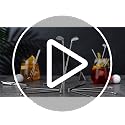 Teenyyou 10 Pcs Golf Club Style Cocktail Stirrers - 5.83 Inch Golf Picks, Silver Finish, Perfect for Parties (Variation: Club Style)