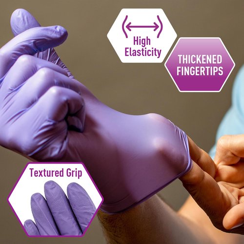 MedPride Nitrile Exam Gloves - Powder-Free, Small Size, Case of 1000 (Pack of 10)