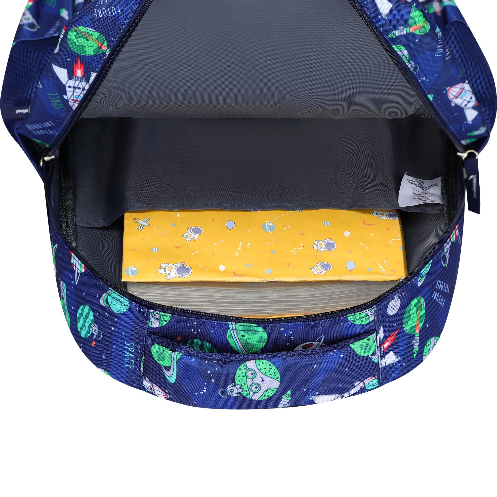 MYGOO Girls Backpack | Campus Collection | Butterfly Aqua Design for Primary School | 17 inch Height