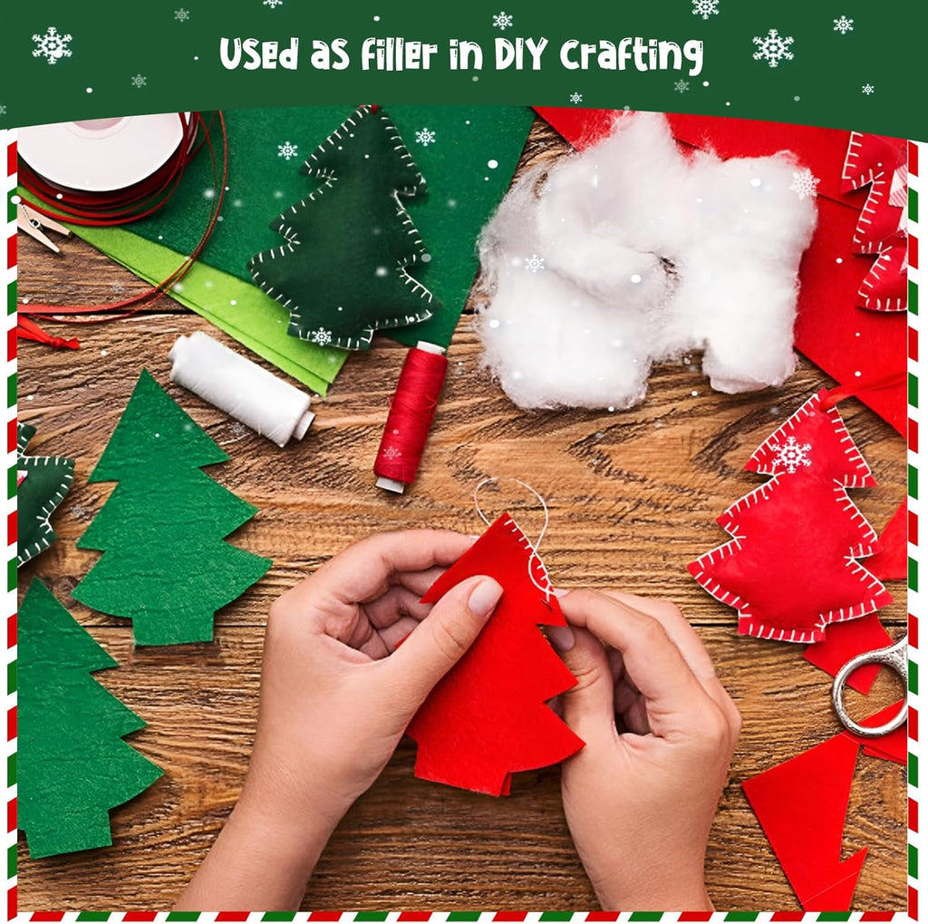 Skiennix Christmas Fake Snow - 9.2oz Fluffy Artificial Snow for DIY Tree Decor & Winter Displays