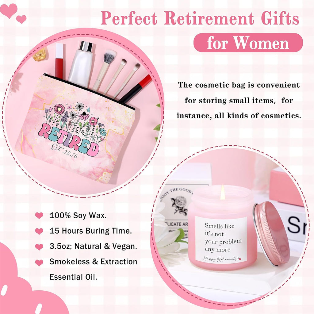 Regine Switzerland Retirement Gift for Women - Thoughtful Gift Basket Set of 6 for Teachers, Nurses, Moms
