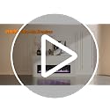 72 Inch Electric Fireplace Ultra-Thin Recessed & Wall Mounted