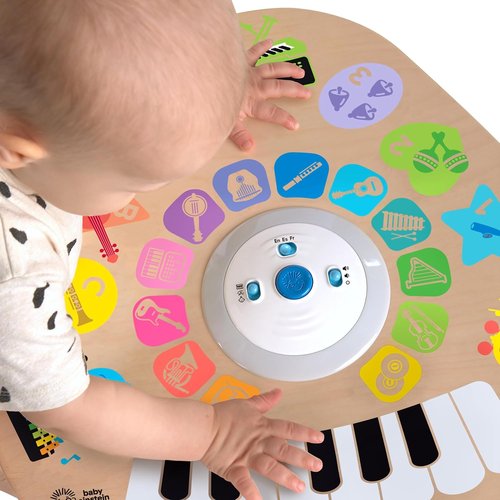 Baby Einstein Clever Composer Tune Table - Magic Touch Electronic Wooden Activity Toy for Toddlers, Ages 6 Months+