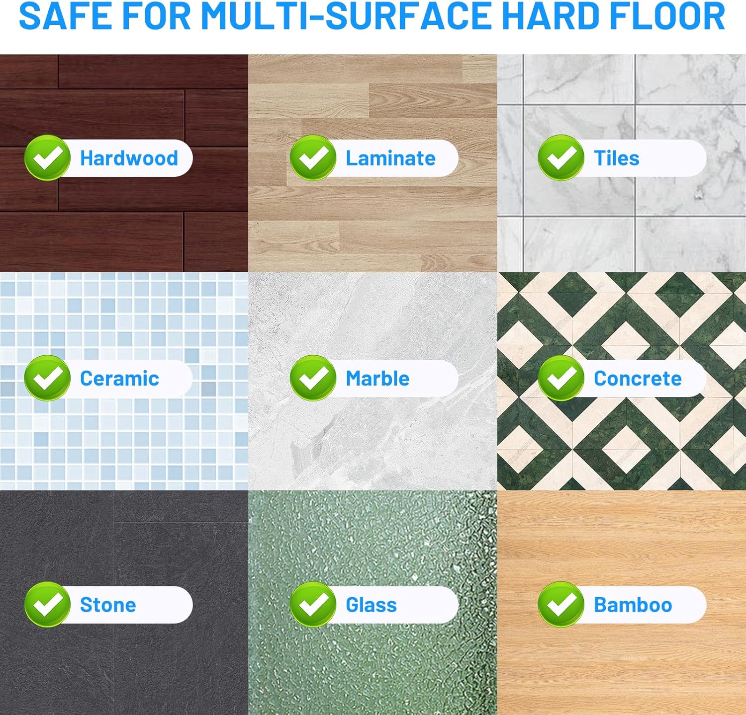 Skiennix Spray Mop for Floor Cleaning - Wet & Dry Mop with 2 Washable + 2 Disposable Pads | Refillable Bottle for Hardwood & Tile - Ideal for Pet Hair & Dust Removal