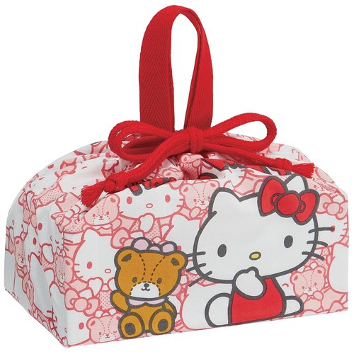 Skater hello Kitty Drawstring Lunch Bag
