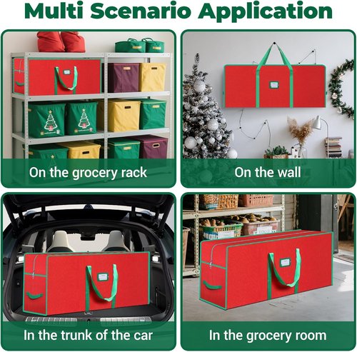 Christmas Tree Storage Bag by [Brand Name] - Fits Up to 7.5 Ft | Durable 600D Oxford Cloth with Reinforced Handle