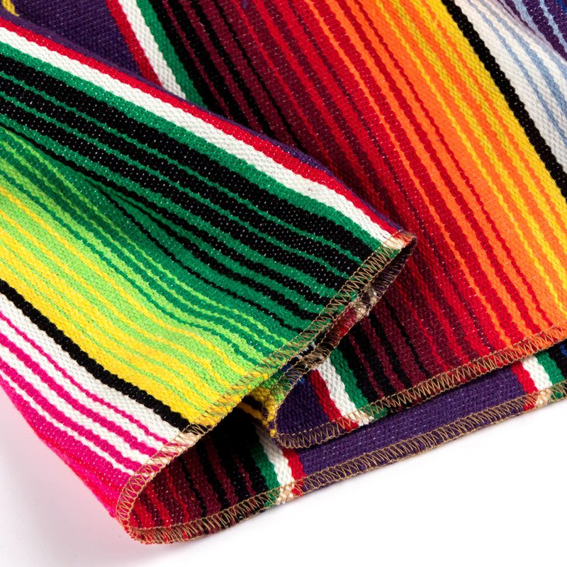 Mexican Table Runner 12Pack 14 x 84 Inches Fiesta Mexican Theme Party Decoration for Cinco de Mayo Fiesta Party Serape Zarape Table Runner