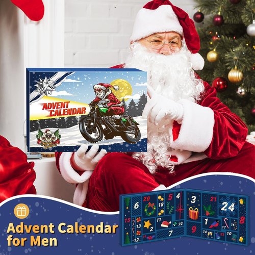 MOVINPE Advent Calendar for Men - 24 Days of Gadgets, Tools & Fun Gifts | Perfect for Christmas 2025