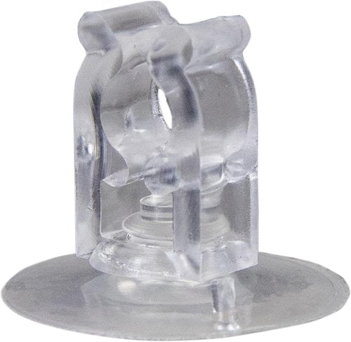 20ct Clear Holiday Decoration and Gift Collections Christmas Suction Cup Clips - .75"