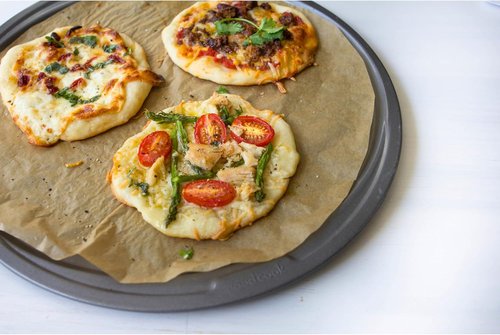 GoodCook Nonstick Steel Pizza Pan - 12-Inch Gray | Perfect for Crispy Crusts and Easy Cleanup