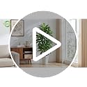 5FT Artificial Dracaena Tree with White Planter - Lifelike Indoor Faux Plant