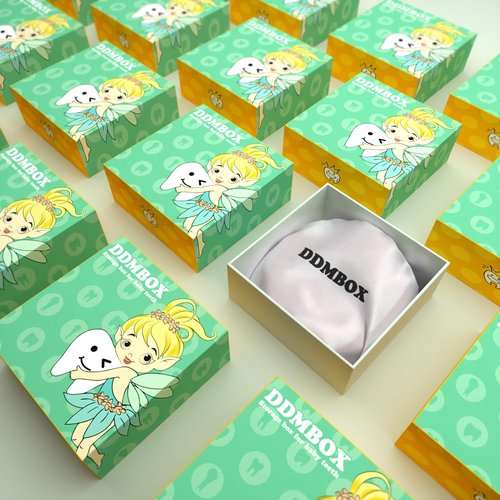 DDMBOX Modern Keepsake Box, Shell-Shaped Design, Waterproof, Sturdy, Flip Top, Green, For Storage