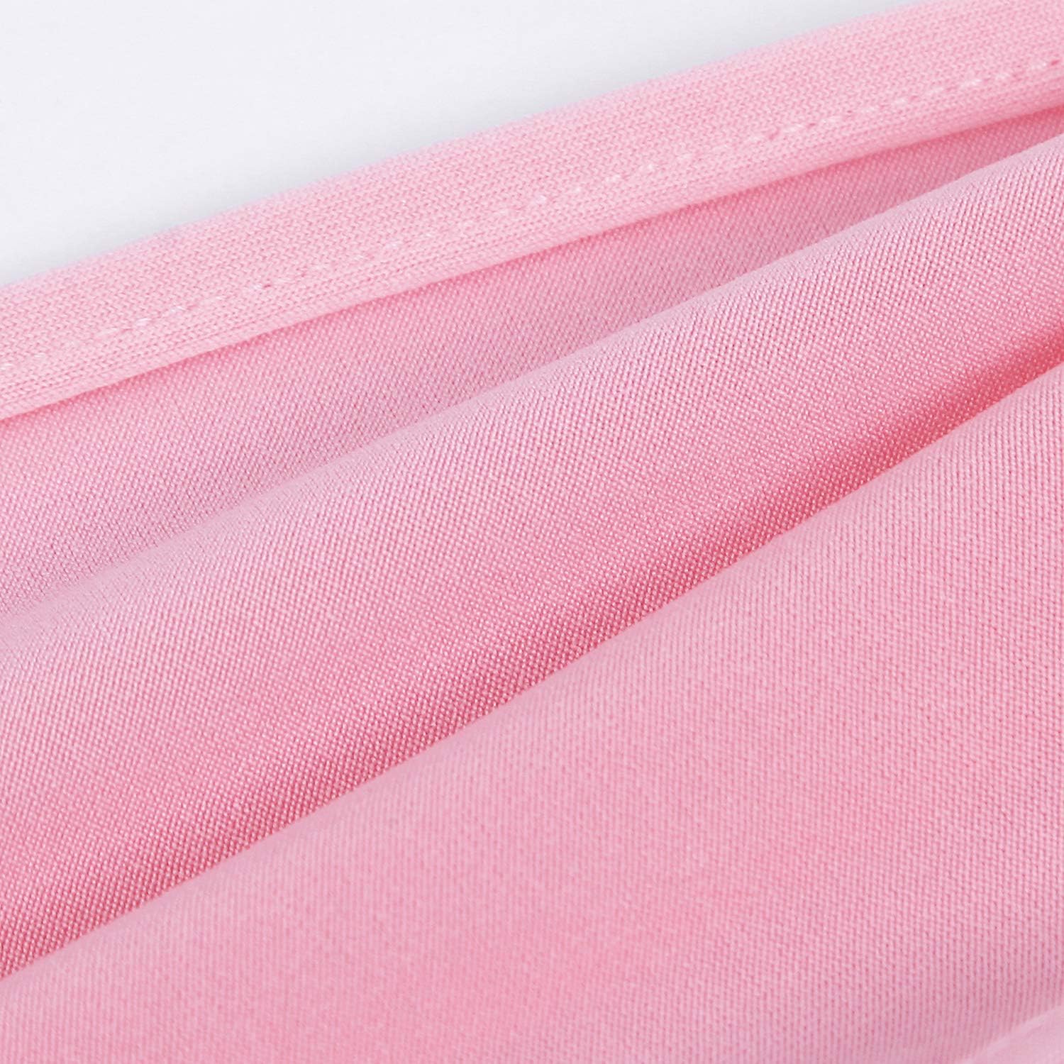 Peomeise Pink Spandex Chair Sashes - 25pcs with Buckle Slider for Elegant Wedding & Party Decor