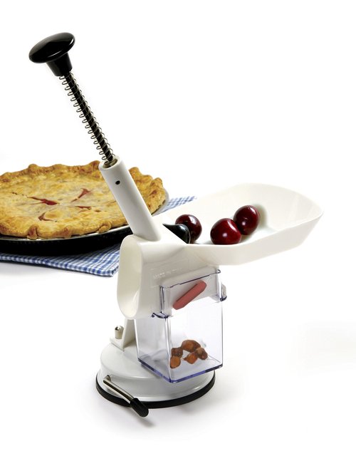 Norpro Deluxe Cherry Pitter Automatic Feed Tray, 1.75in/4.5cm, As Shown