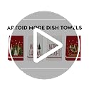 Artoid Mode Red Star Christmas Kitchen Towels Set of 4 18x26 Inches - Holiday Decor
