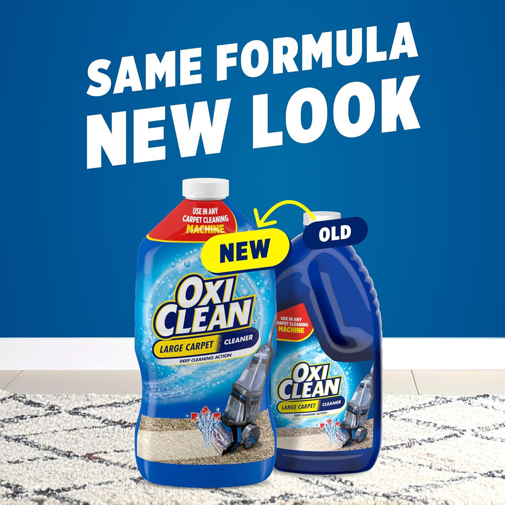 OxiClean Large Carpet Cleaner | Powerful Steam Cleaning Solution - 64 Fl Oz