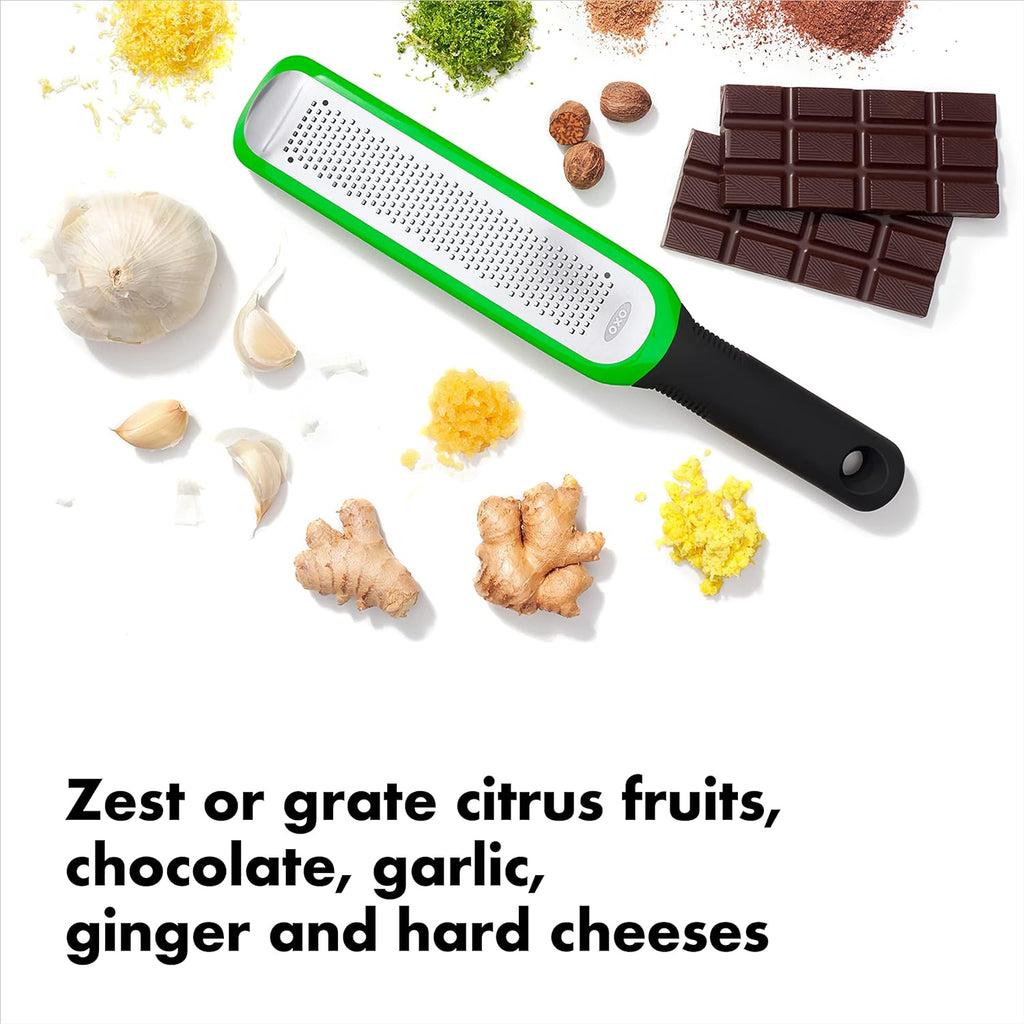 OXO Good Grips Zester & Grater - Precision Etched Design for Effortless Zesting & Grating
