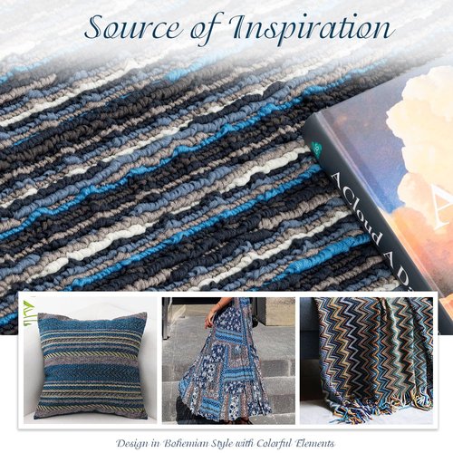 CYMAY Kitchen Mats Set 2PCS-Non Slip Runners for Kitchen Floor-Highly Absorbent Runner Rug Resist Stain Carpet for Hallways Entryway Laundry Room Kitchen（Navy Blue 24"x71"+24"x36"）