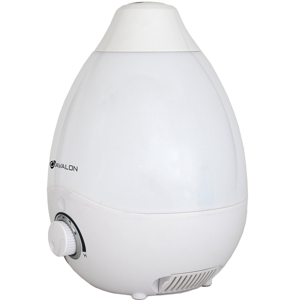 Avalon A4-LEDHUMIDIFIER Premium Cool Mist Humidifier With Aromatherapy Essential Oil Drop Diffuser, With 7 Adjustable LED Lights, Ultrasonic Pure Silent Technology, Filter - ETL Safety Approved For Children
