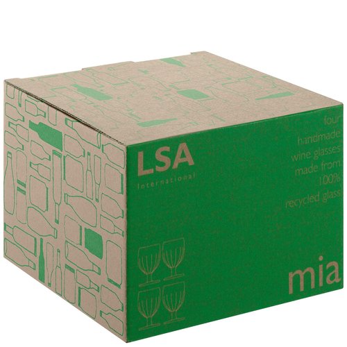 LSA MZ03 Mia Wine Glass 350 ml recycled part optic x 4