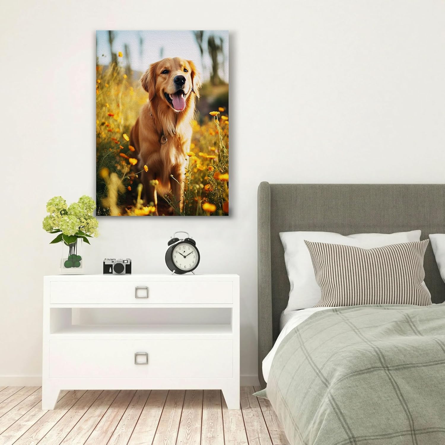 SPECPIX Custom Canvas Prints with Your Photos Customized Canvas Wall Art Personalized Canvas Pictures Gifts for Pet Dog Baby Family Mom Dad Men Women Couple Boyfriend Girlfriend Framed 16x24
