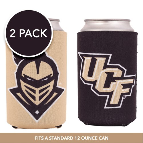 Desert Cactus University of Central Florida Can Insulator Beverage Cooler 2 Pack Foam Beverage Holder Knights UCF (2 Pack Can)