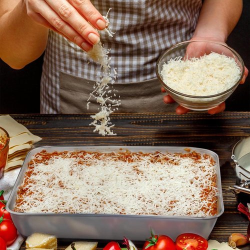 E-far Baking Pans Set - 12.4” x 9.6” x 2” Stainless Steel Cake Pans | Non-Toxic & Dishwasher Safe