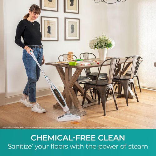 Kenmore Steam Mop SM2060 | Lightweight Floor Cleaner with Easy Scrubber & 2 Washable Pads - Quick Heating for Hardwood & Tile