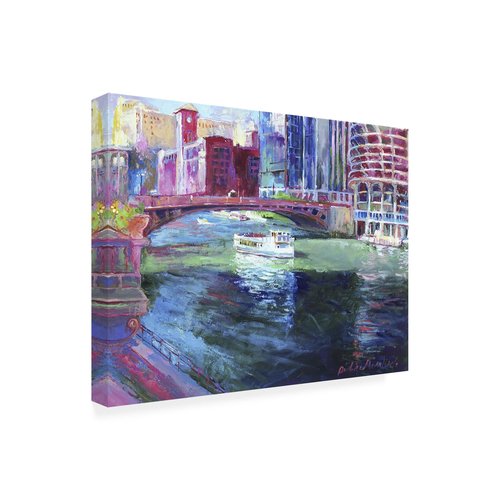 Trademark Fine Art Chicago 2 Artwork by Richard Wallich, 24 by 32-Inch
