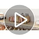 Clear Acrylic Purse Organizer for Closet Handbag Shelf Dividers 2 Pack