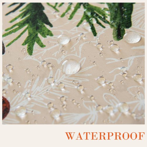 LOSIVISHE Halloween Tablecloth Waterproof – Spooky Pumpkin Design, Purple Table Cover for Halloween Party Decorations, Washable Spillproof Table Cloth for Indoor Outdoor Use, W60 x L102 in