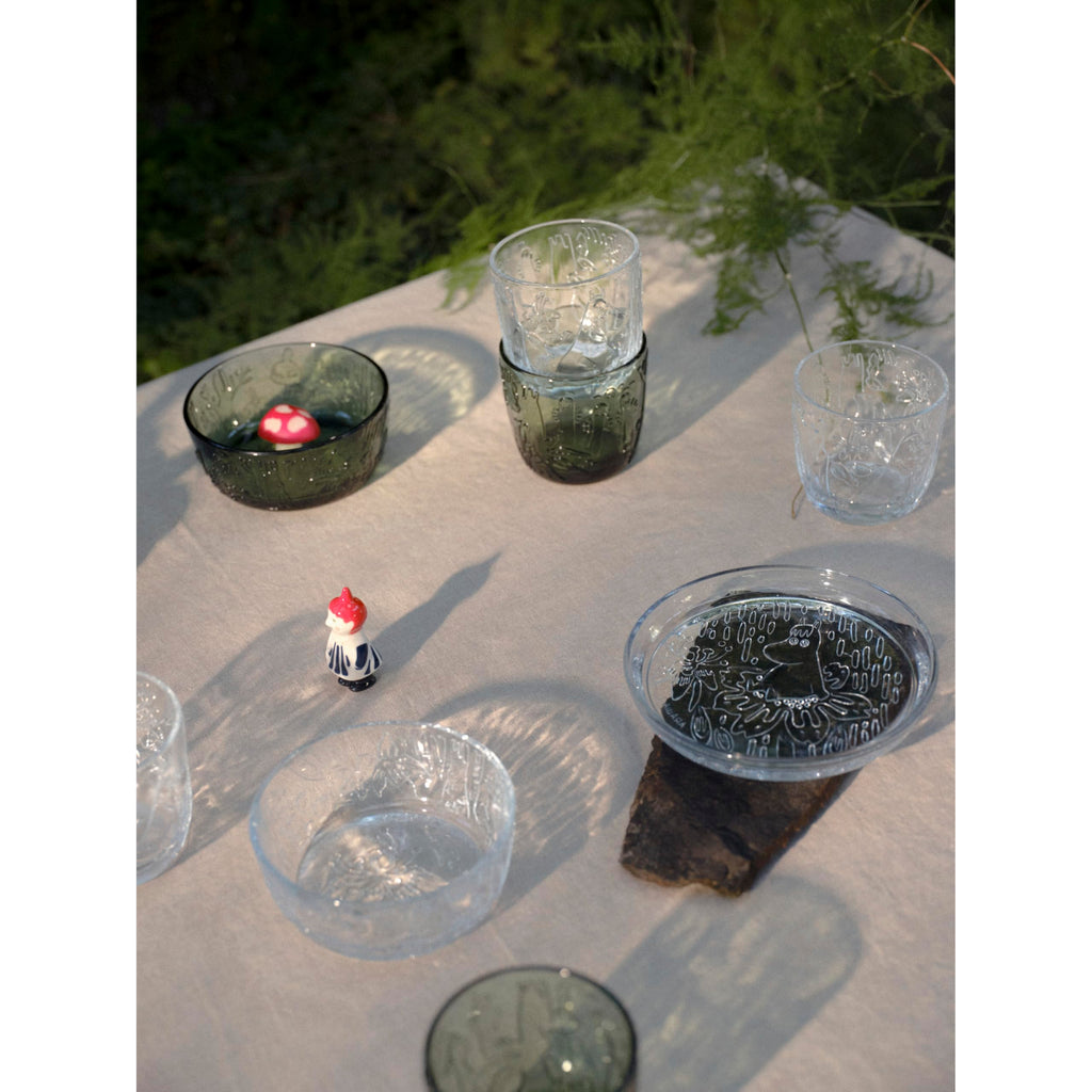 Arabia Moomin Glass Plate 6.1in Clear