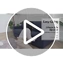 Stretch Loveseat Slipcover – Washable Fitted Sofa Cover in Grey