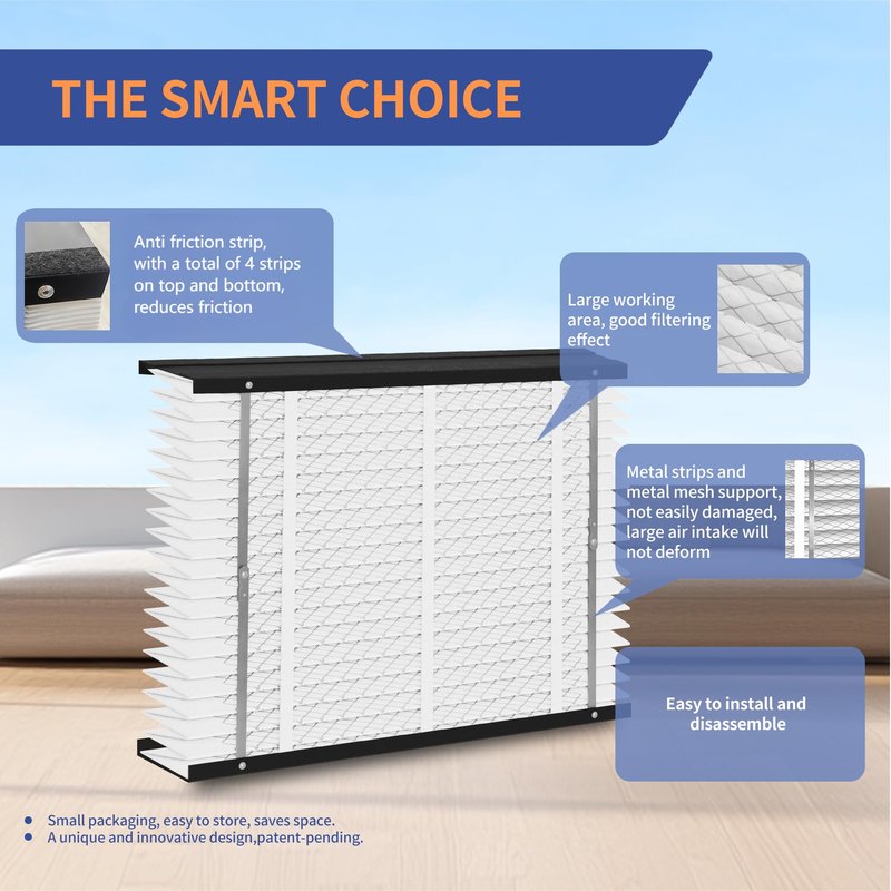 2 Pack 216 Replacement Filter,Compatible with AprilAire 216 Whole House Air Purifiers Models,1210,1620,2210,2216,3210,4200,MERV 16 HVAC Furnace Filter Replacement,20x25x4 Air Filter