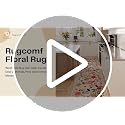 Washable Non-Slip Runner Rug 2'x6' - Vintage Floral Soft Hallway Carpet