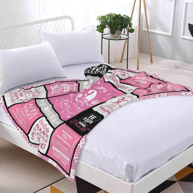 NEXVSGL 20th Birthday Gifts, 20 Year Old Girl Birthday Gifts for 20 Year Old Female, Happy 20th Bday Gift for Her Blanket 50"X60", Best Decoration Gift for 20yrs Bday Women, Present for Age Twenty
