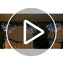 Hiboom 3-Pack Starburst Snowflake Christmas Lights - Outdoor LED Holiday Decor