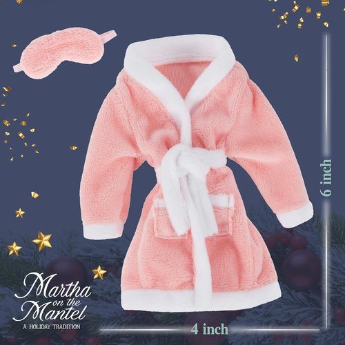 Martha Stewart Plush Robe & Sleep Mask Expansion Pack | Perfect Secret Santa Gift & Collectible