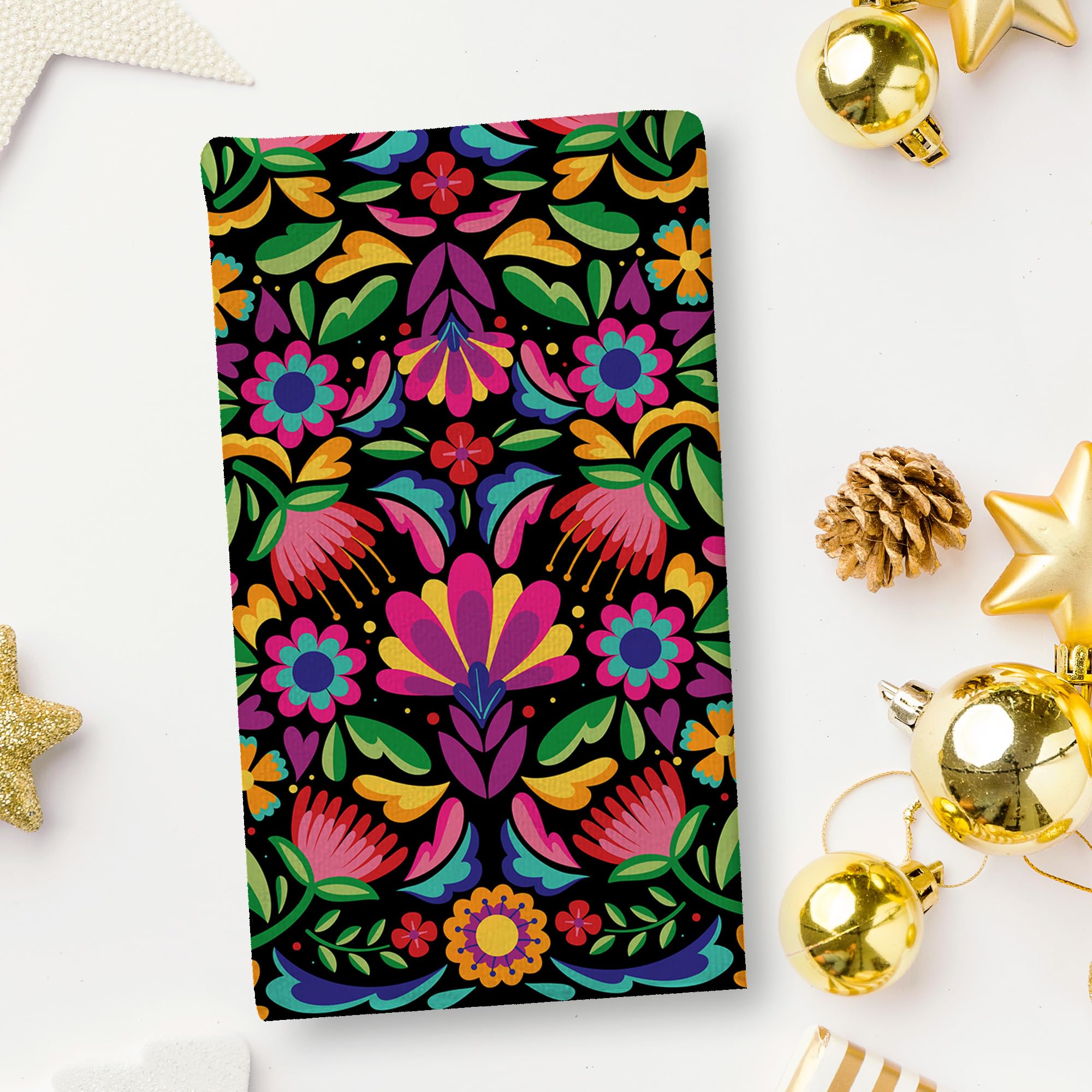 Simple Life Mexican Decor Towels for Kitchen - Set of 2, 18x26 Inch - Cinco De Mayo, Day of The Dead