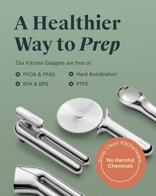 Caraway Vegetable Peeler - Non-Toxic Stainless Steel - Ergonomic Kitchen Tool for Effortless Peeling